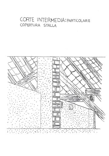 particolari corte inter copertura stalla